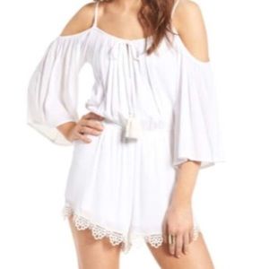 Socialite White Romper